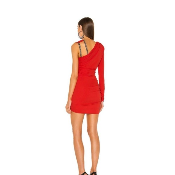 DUNDAS x REVOLVE Siouxsie Mini Dress in Red - Picture 5 of 7